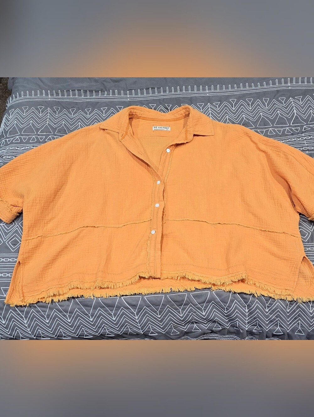 We The Free Happy Days Oversized Top Size Small